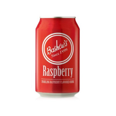 Photo of Bashews Bashew's Carbonated Soft Drink - Raspberry 24 x 330ml