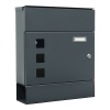 Rottner Globe Anthracite Letterbox Photo