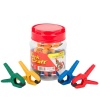 Tork Craft Clamp Spring Nylon 25mm 15 Piece Plastic Jar Various Colours Photo