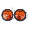 Amber Light LED - Round 12/2 Volt Photo