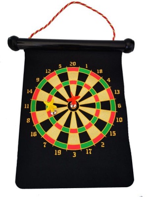 Magnetic Dart Board Game with 6 Magnetic Darts