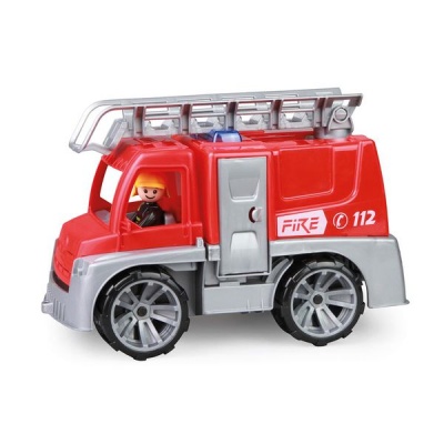 Lena Toy Fire Engine Truxx with Ladder and Play Figure 29cm