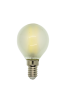 Zebbies Lighting - Globe - 4W E14 LED Frosted Filament Golf Ball Cool White Photo