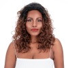 Magic Ombre Brown Long Loose Weaves Synthetic Hair Wig Summer Beauty TT1B30 Photo