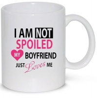 My Boyfriend Just Loves Me Anniversary Valentine Girlfriend Gift Mug