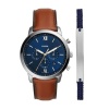 Fossil Neutra Chrono Brown Leather Watch - FS5708SET Photo
