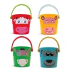 edushape Happy Face Stacker Buckets: 4 Pieces Photo