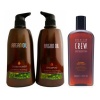 Moroccan Argan Oil - 750ml - Sulfate-free and American Crew Body Wash 450ml Photo