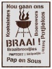 Nou gaan ons braai stencil Photo