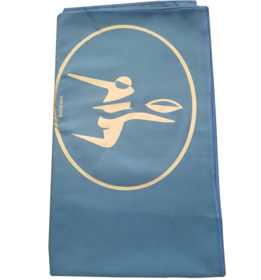 Photo of Rugby - Blue Jumbo Sand-Free Suede Microfiber Towels 180cm x 90cm