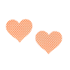 Up Tape Spot me! Nude Polka Heart 5 Pair Nipple Pastie Set Photo