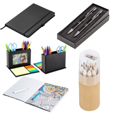 Photo of Stationery | Notebook | Pen Set | Colouring Pages | Desk Organiser