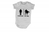 BuyAbility Your Dad vs. My Dad - Superhero - Short Sleeve - Baby Grow Photo