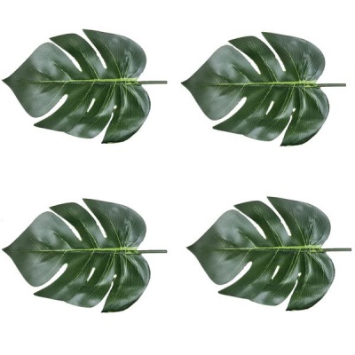 Photo of Seedleme Artificial Faux Large Plant Leaf Delicious Monstera Deliciosa Leaf