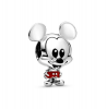 Lucid 925 Silver Charm - Disney Mickey Mouse Red Pants - For Charm Bracelet Photo