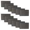 Basics 12 Pack Overscal Bamboo Placemat - Black Photo