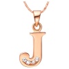 Unexpected Box Rose Gold Letter J Necklace Photo