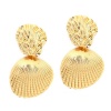 Sista Coral And Shell Gold Tone Earring Photo