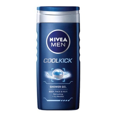 Photo of NIVEA MEN Cool Kick 3in1 Shower Gel Wash with Refreshing Menthol 250ml