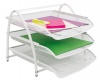 Alba 3Tier Document Tray White Photo