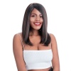 Magic Mix Color Long Straight Machine Made Synthetic Hair Wig Photo
