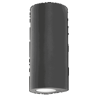 Photo of Zebbies Lighting - Spegel - Sanded Black Outdoor Up and Down Wall Light