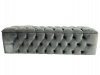 Decorist Home Gallery Ottoman - Large Grey Velvet Storage Photo