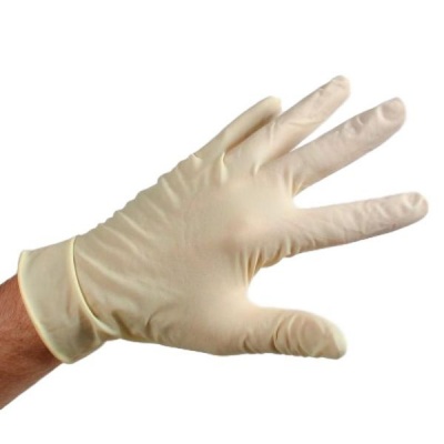 Photo of Golden Hands Latex Powder-Free Gloves - White