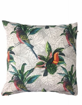 Photo of Amore Home Tropical Birds Scatter Cushion 60cm x 60cm with Inner