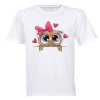 Peeking Owl - Kids T-Shirt - White Photo