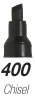Pilot SCA-400 Chisel Permanent Marker - Box of 12 - Red Photo