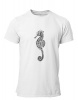 PepperSt Men's White T-Shirt - Sea Horse Photo