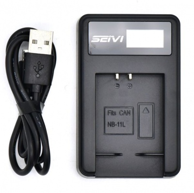 Photo of Canon Seivi LCD USB Charger for NB-11L Battery