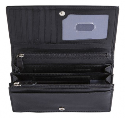 Photo of Jekyll and Hide Jekyll & Hide - Large Leather Purse - Oxford Black
