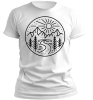 PepperSt Men's White T-Shirt - Forrest Circle Photo