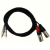 Hybrid Dual RCA – Dual XLR Male 1.8m Photo