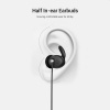 Remax RM-625 Metal Wired Half In-Ear Earphones - White Photo