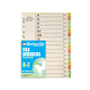 Butterfly A4 File Dividers Pastel Board - 16 Tab A-Z Photo