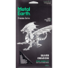 Metal Earth Metal Model PREMIUM SERIES SILVER DRAGON Photo