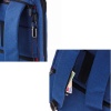 Troika Smart Laptop Bag convertible to Backpack Integrated USB Port Blue