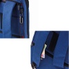 Troika Smart Laptop Bag convertible to Backpack Integrated USB Port Blue Photo