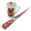 BUFFTEE Valentines day Mug & Rose Gift Set - Gold Photo