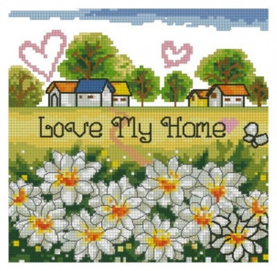 Photo of Cross stitch kit- Love my home
