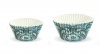Eddingtons 132 x Mixed Medium & Large Blue Rococo Cupcake Muffin Baking Cases Holders Photo