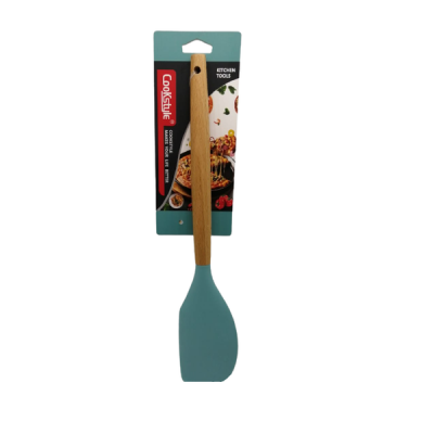Silicone Scraper With Wooden Handle
