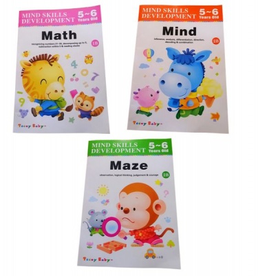 Photo of 5-6 yrs old Mind development skills books- 3 set