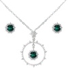 Civetta Spark Sunshine Jewellery Set- Swarovski Emerald Crystal Photo
