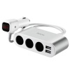 LCD one - pull - three car charger - HOCO Photo