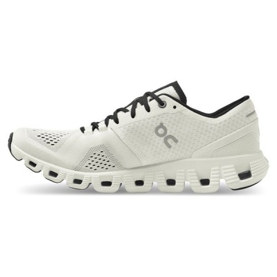 Photo of On Women's Cloud X Neutral Road Running Shoe White Black