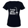 Keeping it Reel - Fishing - Ladies - T-Shirt - Black Photo